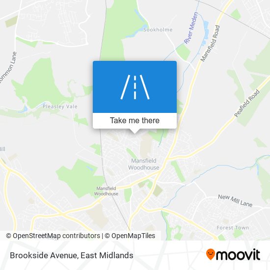 Brookside Avenue map