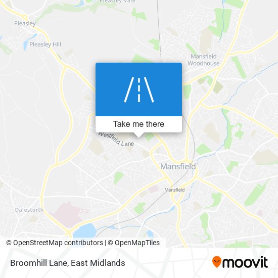 Broomhill Lane map