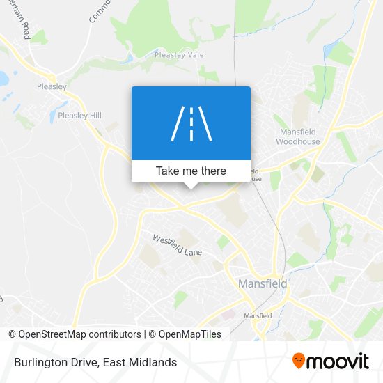 Burlington Drive map