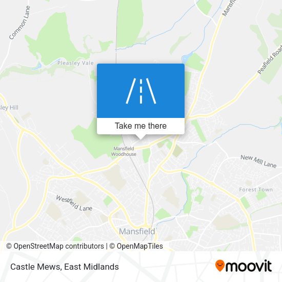 Castle Mews map