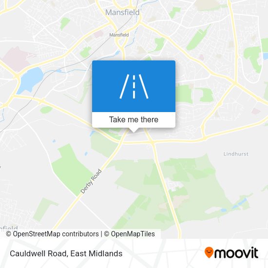 Cauldwell Road map