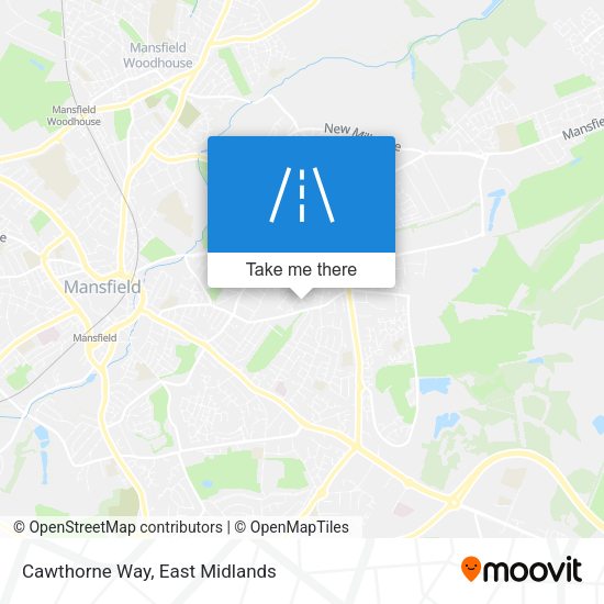 Cawthorne Way map