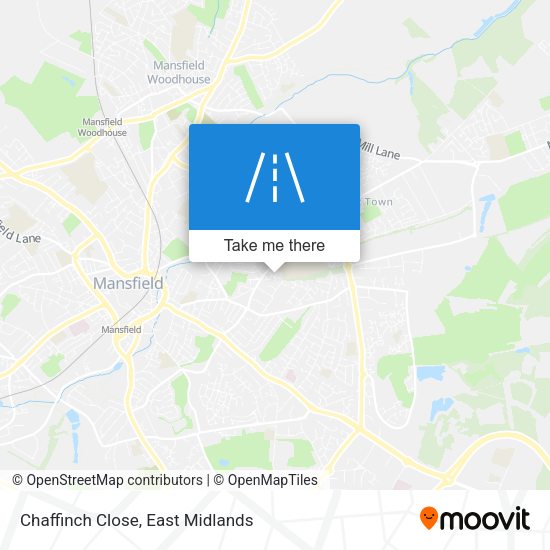 Chaffinch Close map