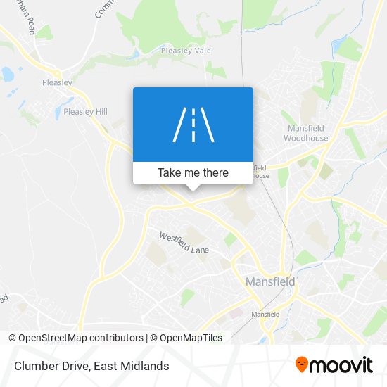 Clumber Drive map