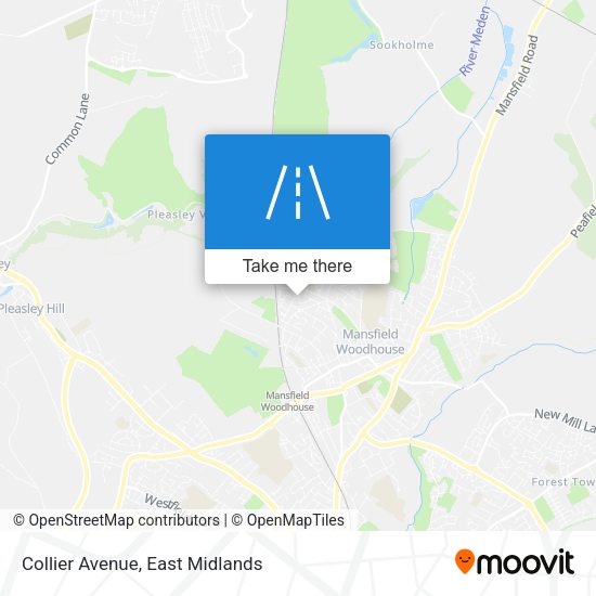 Collier Avenue map