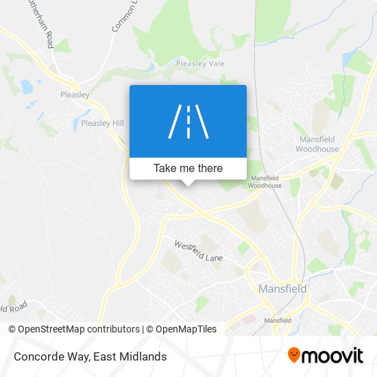 Concorde Way map