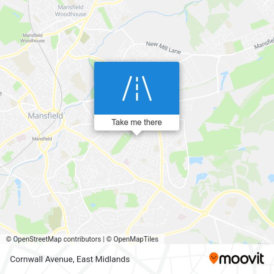 Cornwall Avenue map