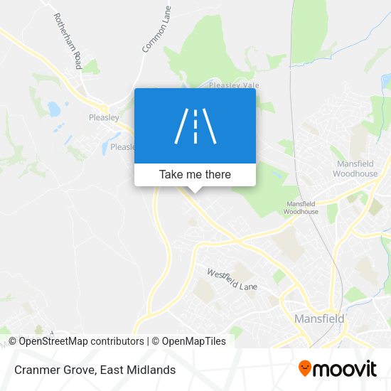 Cranmer Grove map