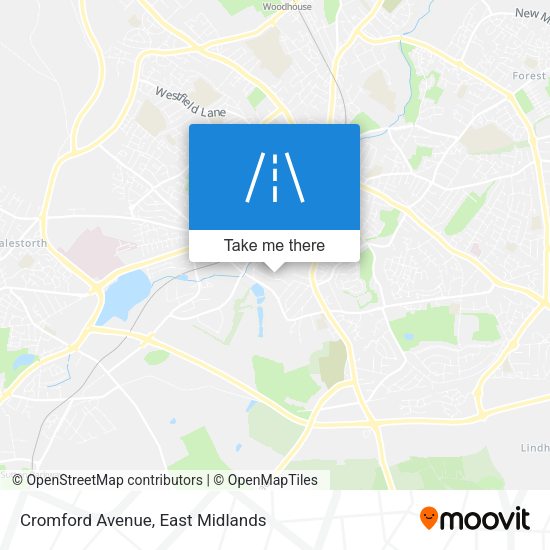 Cromford Avenue map