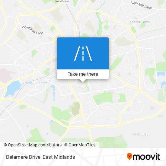 Delamere Drive map