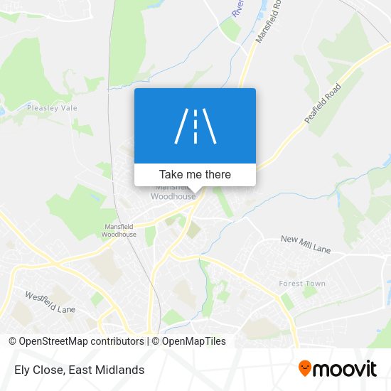 Ely Close map