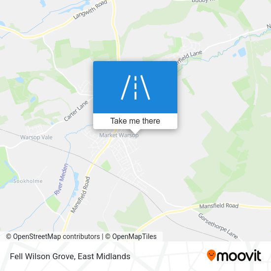 Fell Wilson Grove map
