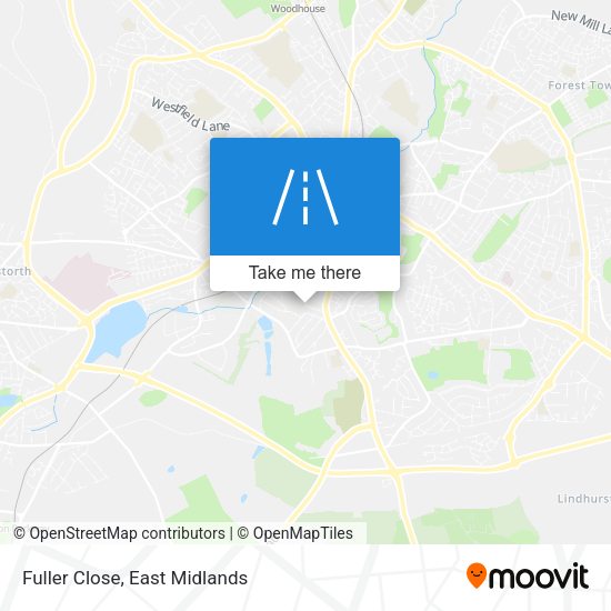 Fuller Close map