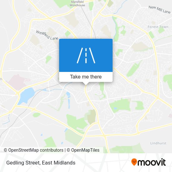 Gedling Street map