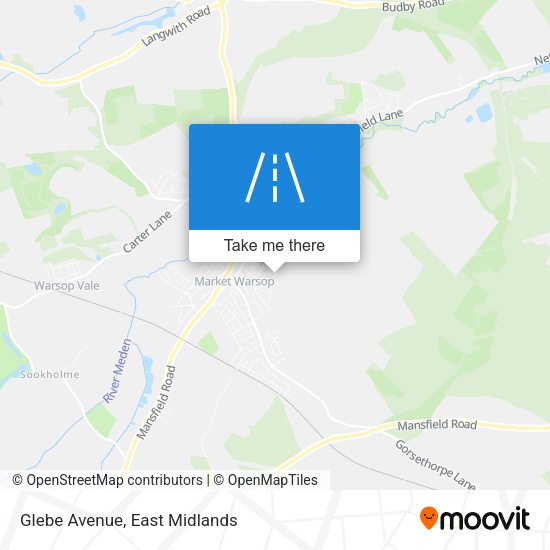 Glebe Avenue map