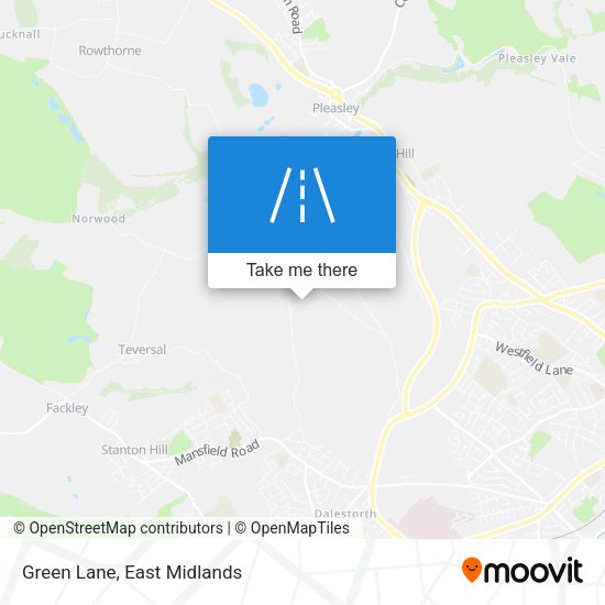 Green Lane map