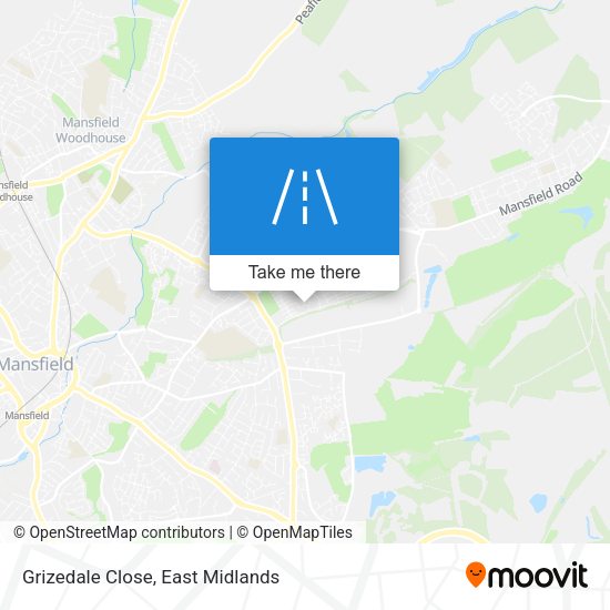 Grizedale Close map