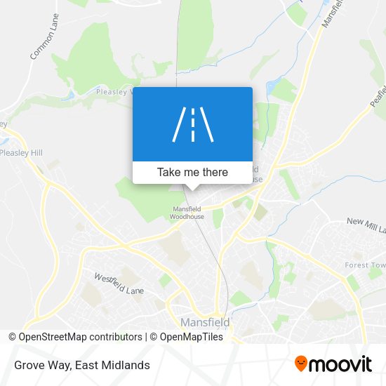 Grove Way map
