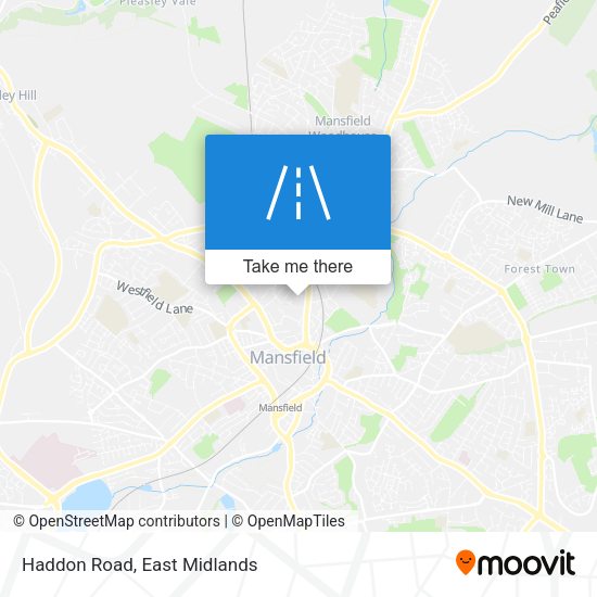 Haddon Road map