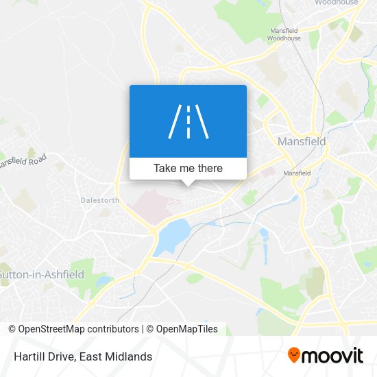 Hartill Drive map