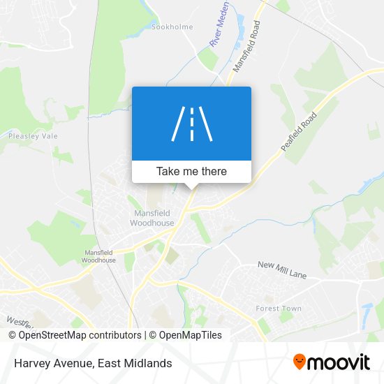 Harvey Avenue map