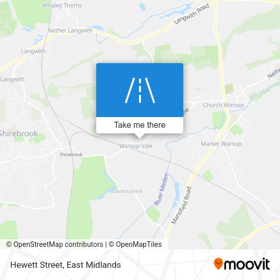 Hewett Street map