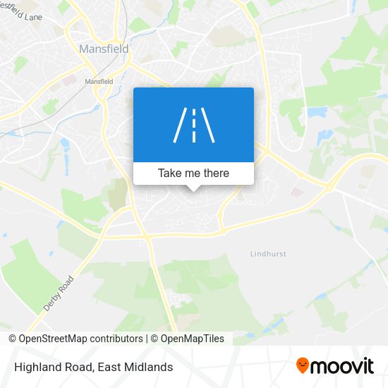 Highland Road map