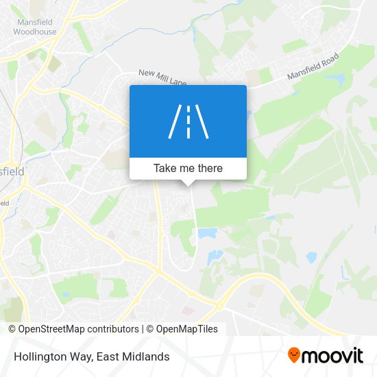 Hollington Way map