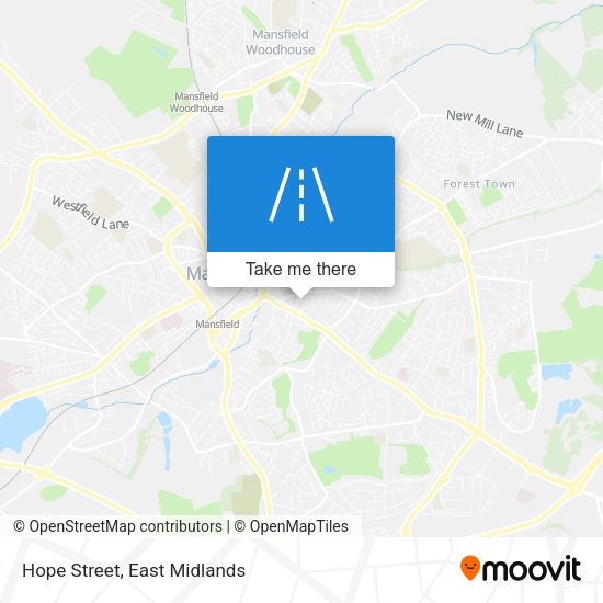 Hope Street map
