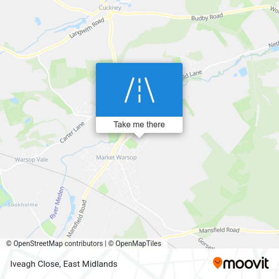 Iveagh Close map