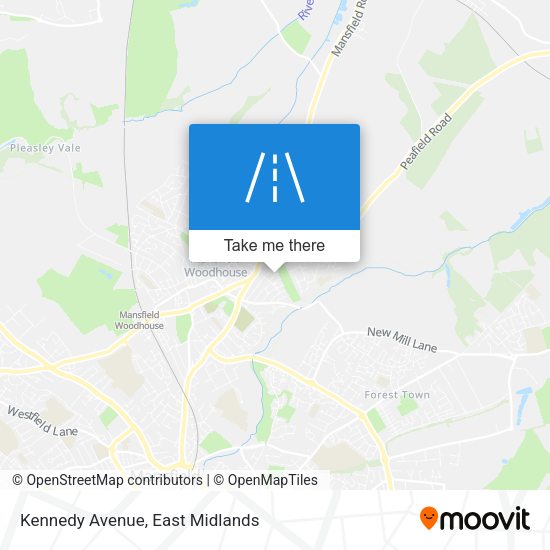 Kennedy Avenue map