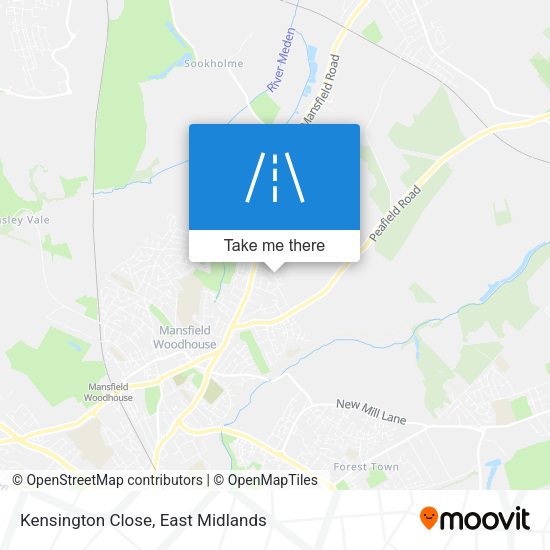 Kensington Close map