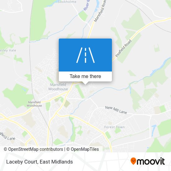 Laceby Court map