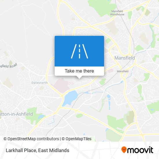 Larkhall Place map