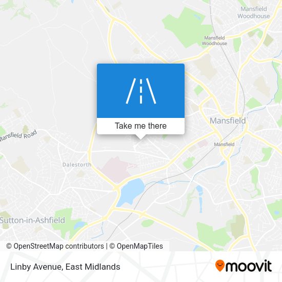 Linby Avenue map