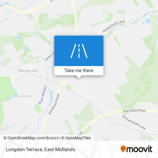 Longden Terrace map