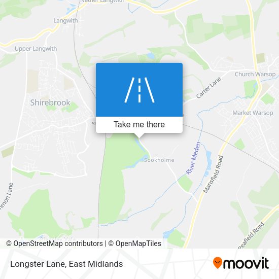 Longster Lane map