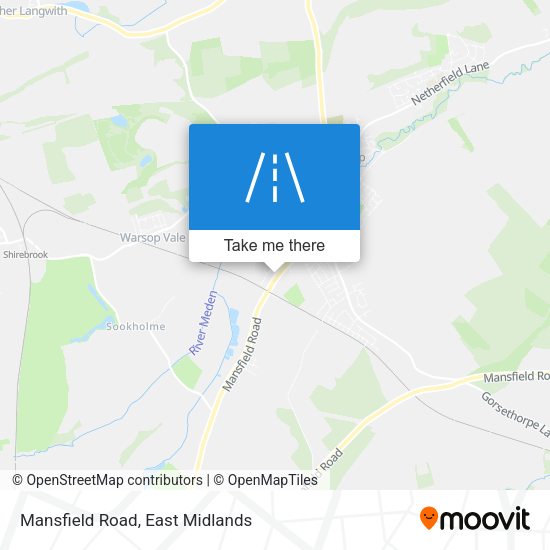 Mansfield Road map