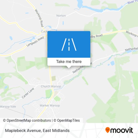 Maplebeck Avenue map