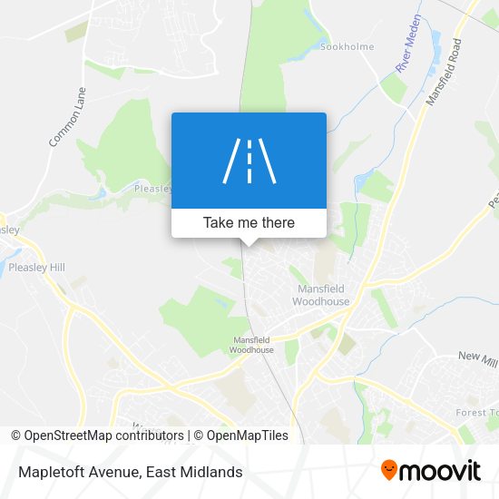 Mapletoft Avenue map