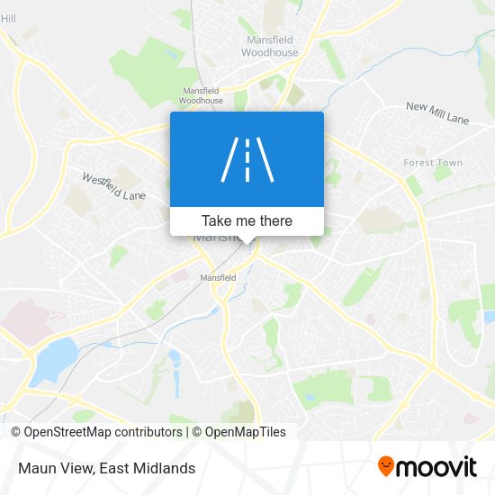 Maun View map