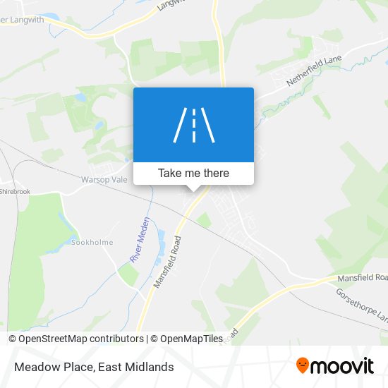 Meadow Place map