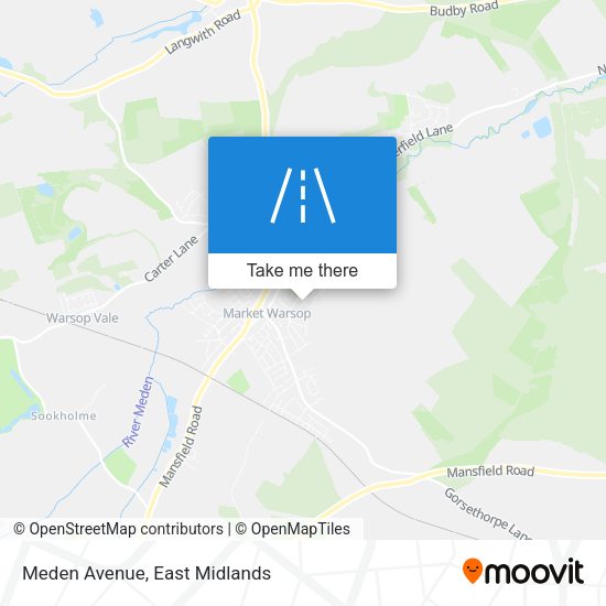 Meden Avenue map