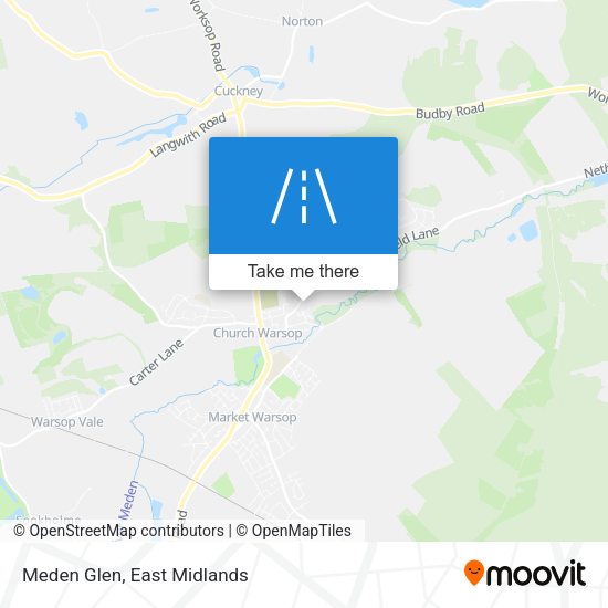 Meden Glen map