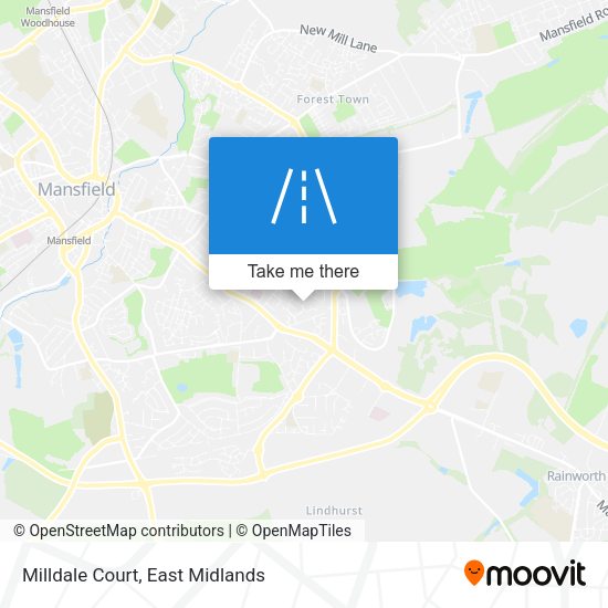 Milldale Court map