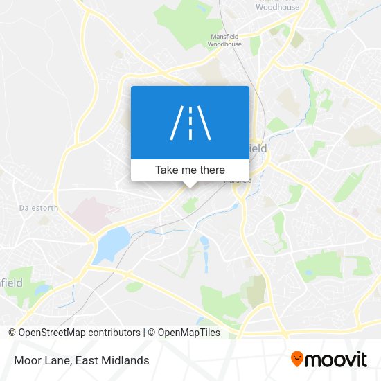 Moor Lane map