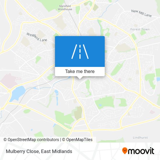 Mulberry Close map