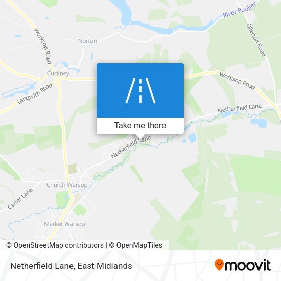 Netherfield Lane map