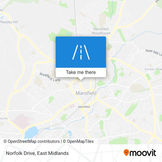 Norfolk Drive map