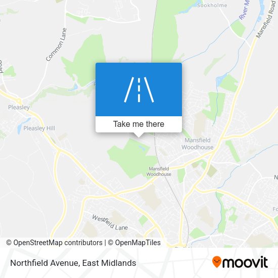 Northfield Avenue map